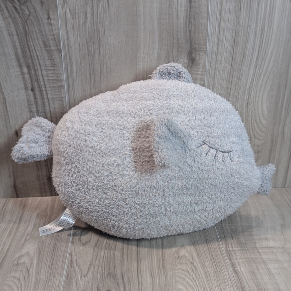Barefoot Dreams CozyChic Buddie Fish Gray Plush Pillow Stuffed Animal - Picture 3 of 9